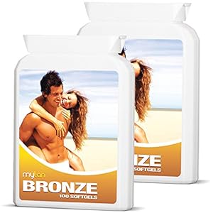 MyTan Bronze Twin Pack Tanning Tablets | Over 12-Week Supply | Tanning Pills | Sunless Tan Supplement | 200 Sun Tan…