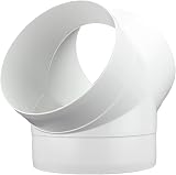 Blauberg UK 4" 100mm Ducting Y Piece for Ventilation Extractor Fans Bathroom view 6