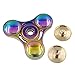 Maibtkey Fidget Spinner EDC Hand Spinners High-Speed 6-8 Min Spins Rainbow Metal Tri-spinner Hand Fidget for Relieving Boredom ADHD & Anxiety