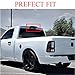 KRSCT Smoke High Mount 3rd Third Brake Light Rear Trailer Cargo Lamp for 2009-2018 Dodge Ram 1500/2010-2018 Dodge Ram 2500 3500-Waterproof-Third Cargo Stop Light