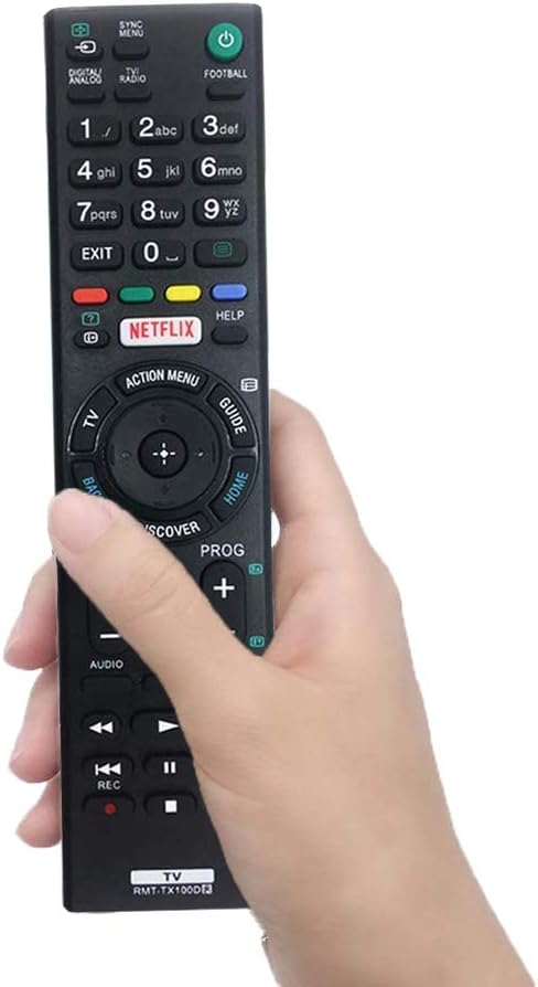 Replacement RMT-TX100D sony tv remote control for tv Sony bravia remote control RMT-TX100D RMT-TX102D, black - Image 5