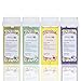 PINKZIO 4 Packs Roll-on Wax Cartridge, Depilatory Wax Refill For Hair Removal for Legs and Arms, 3.52 Ounce(Aloe/Olive/Sugar/Lavender)