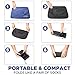 RikkiTikki Inflatable Camping Pillow - Hiking Pillow Ultralight - Backpacking Pillow Lightweight - Camp Pillow Compressible - Blow Up Camping Pillow (Blue)