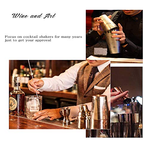 Boston Cocktail Shaker : 18oz Unweighted & 28oz Weighted Professional Bartender Kit, LUCKYGOOBO Premium Stainless Steel… – Bild 5