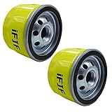 iFJF Spin-on Oil Filter Replace 696854, AM125424, 492932, GY20577, 49065-7007 for Briggs & Stratton, John Deere and Kawasaki Lawn Mower Engines(Pack of 2)