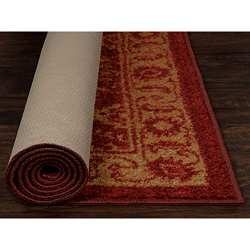 Maples Rugs Traditional Kitchen Non Skid Accent Area Rug [Made