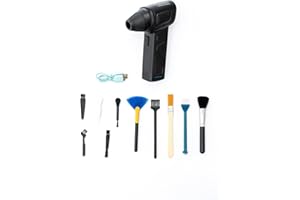 New Compressed Air Duster –130,000 RPM 5 Speed Super-Power Air Blower, Cordless and Rechargeable Portable Mini Duster for Cle