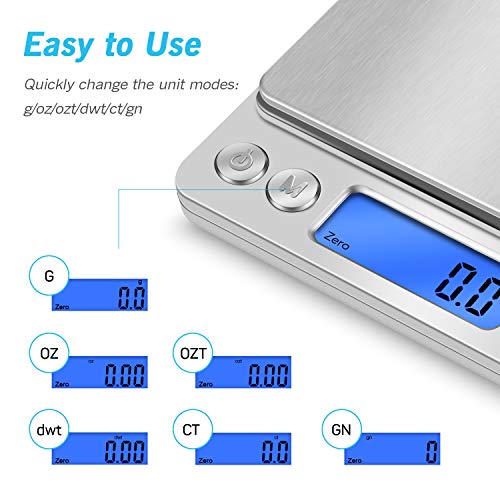 Food Scale, Digital Gram Scale, Scale for Food Ounces and Grams,Mini