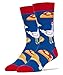 Oooh Yeah Socks - Mens Crew - Chicken and Waffles, Large