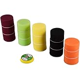 16Pcs Car Foam Drill Polishing Pad, 2inch Detail Polishing Buffing Pad Mix Size Car Detailing Kit Air Sander Car Polisher Thread-M6X1 for Buffer Polisher Polishing, Buffing