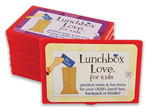 Best Seller! Lunchbox Love Notes for Kids by Say Please. 96 positive lunch notes, fun trivia AND jokes for your child's school lunchbox, backpack, or binder. (Volumes 73-80)