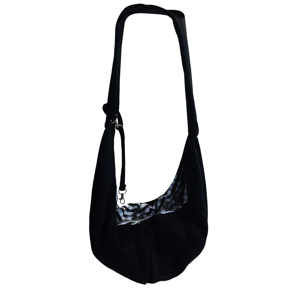Poualss Reversible Pet Sling Carrier Dogs Cats Hands-Free Soft Pouch Outdoor Travel