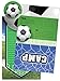iscream Pack of 8 Fold-over Ready to Send Note Cards - Soccer Camp