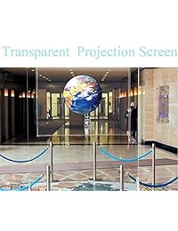 Transparente 3d holográfica de película calcomanía visualización de proyección trasera