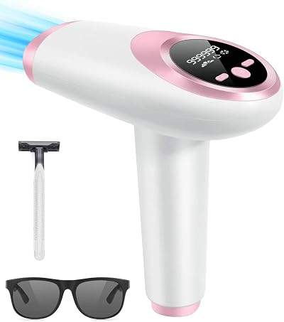 Evolpor IPL Hair Removal Device 999,999 Flashes, 5 Levels, Painless