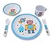 Culina Kids Melamine Dinnerware - Robot. Set of 5
