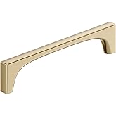 Amerock Merced 6-5/16 inch (160mm) Center-to-Center Golden Champagne Cabinet Pull, BP37425BBZ