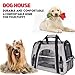 Allwithone Pet Travel Carriers Bag Soft-Sided Pet Portable Bag Airline Approved