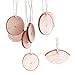 Natural Wood Slices Unfinished Predrilled Round Wooden Pieces with Holes Bark for Craft Centerpieces Christmas Decorations Ornaments (2.8