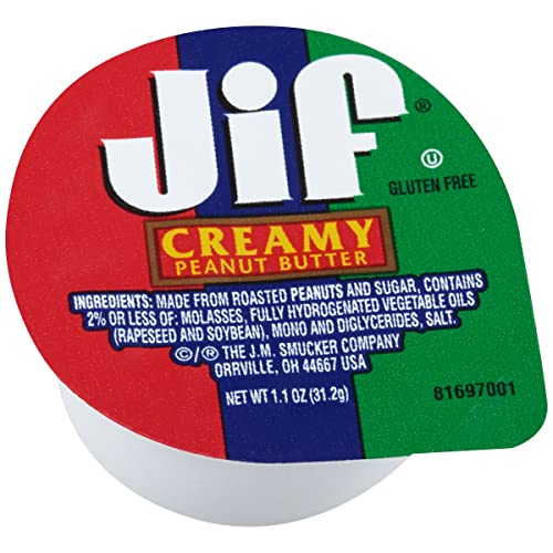 Jif Creamy Peanut Butter, Portion Control, 1.1