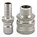 Stainless Steel Brewing Quick Disconnect Set (MPT Female, Barb Male)