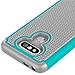Voberry® High Quality Heavy Duty Dual Layer Armor Protective Case for LG G5 Smartphone (Sky Blue)