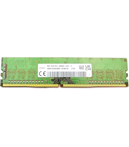 Hynix 8GB DDR4 PC4-25600 3200MHz 288-pin DIMM Ram Sticks, Computer