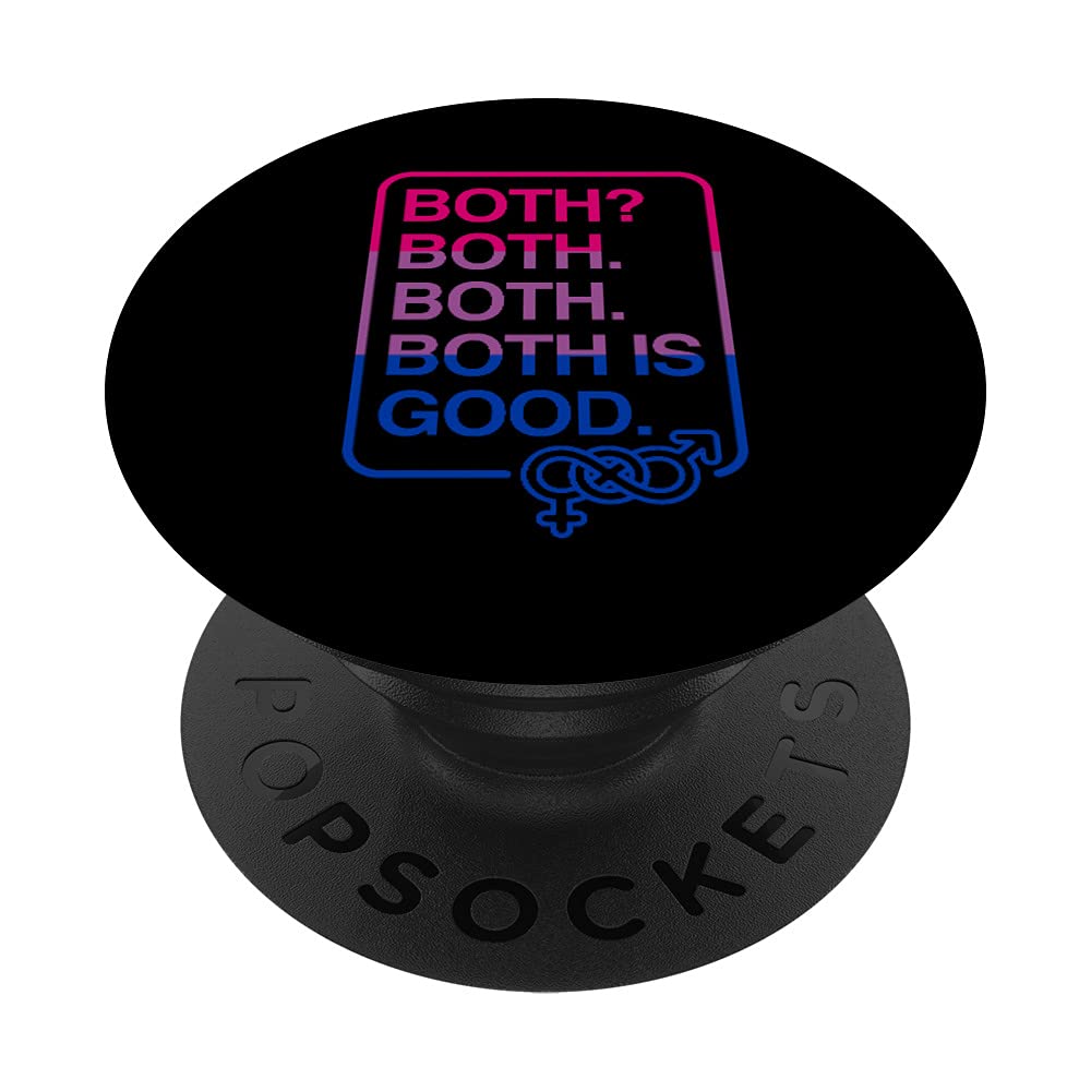 Both Is Good Cute Bisexual Pride Flag Color Design Merch PopSockets Swappable PopGrip