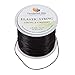 PH PandaHall 0.8mm Black Elastic String, 60m/196 ft Stretchy Polyester Threads Bracelet Cord Bead Thread Cord Elastic Thread for Clay Beads Bracelets Necklace Jewelry Keychain Making Hair Extensions