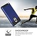 BENTOBEN Case for Galaxy Note 4, Shockproof Hybrid 2 in 1 Hard PC Full Body Soft Bumper Protective Cell Phone Case for Samsung Galaxy Note 4 - Navy Blue