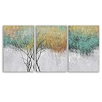 3 Piece Canvas Wall Art - Abstract Geometry - Canvas Prints Home Artwork Decoration for Living Room,Bedroom - 16