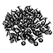 GOOACC Nylon Bumper Fastener Rivet Clips Fender& Bumper Shield Retainer for GM, Ford & Chrysler 7mm Hole Retainer Auto Body Clips - 100PCS