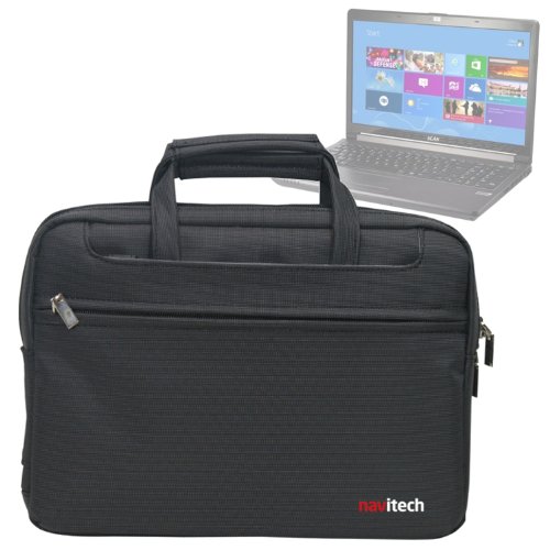 Navitech Black Case/Cover Bag Compatible With Laptop/Notebook and Tablet PC's Compatible With Scan 3XS Graphite LG115