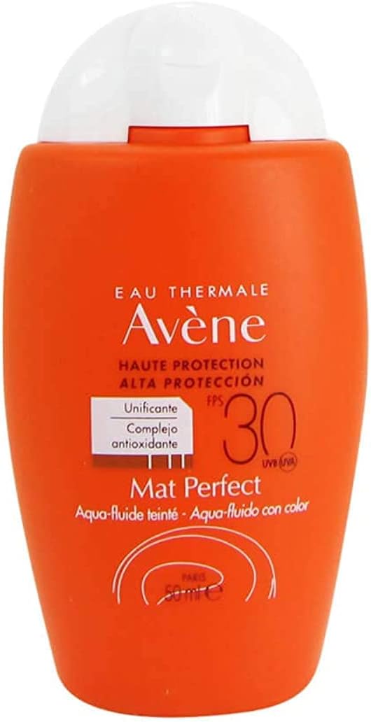 Avène Solar Aqua-fluid Perfect Mat Colour SPF 30 50ml Oily Skin Protection
