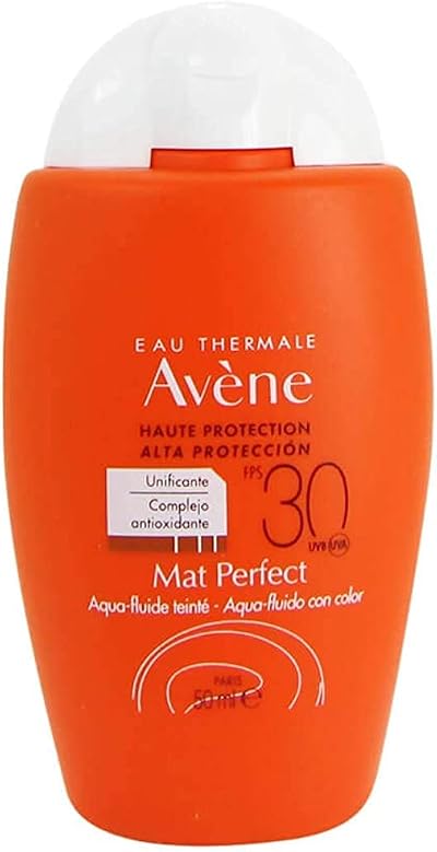 Avène Solar Aqua-fluid Perfect Mat Colour SPF 30 50ml Oily Skin Protection