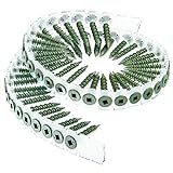 SENCO 08T200W 8-Gauge x 2 in. Collated Cement Board Screws 1,000-Pack