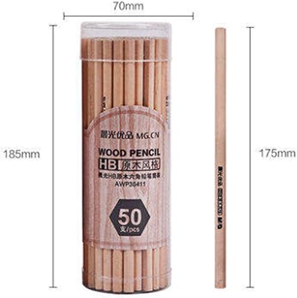 Amazon Mrs L Store かきかた鉛筆 2b 2h Hb 6角軸 50本入れ 原木 リサイクル木材 50本入れ 鉛筆 Hb 6角軸 原木 リサイクル素材 イラストや原稿書く 製図描き最適 書きやすい Hb 鉛筆 文房具 オフィス用品