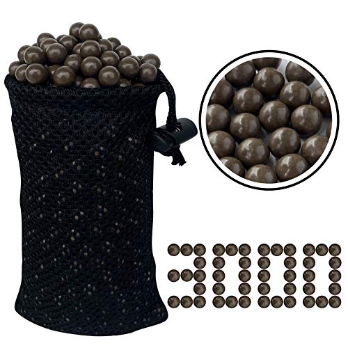 REDYA Slingshot Ammo Balls 3/8 Inch About 3000 Pcs Biodegradable Clay