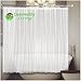 Clean Healthy Living Heavy Duty PEVA Frost Shower Curtain Liner with Magnets & Suction Cups - 70 X 72 in. Long