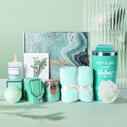 Anniversary Gift for Women - Gift Set for Best Friend, Wife or Girlfriend - Blue