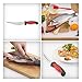 Dacodget Fillet Knife Kit | Multifunctional Stainless Steel Fish Deboning and De-Scaling Knife with Sheath + Portable Knife Sharpener + Fish Bones Tweezers + BBQ Silicone Glazing Brush