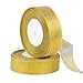 Feyarl 1-inch Wide Premium Glitter Ribbon Metallic Sparkle Ribbons Christmas Crafts Wrap Card Making Floral Projects (Gold&Silver)