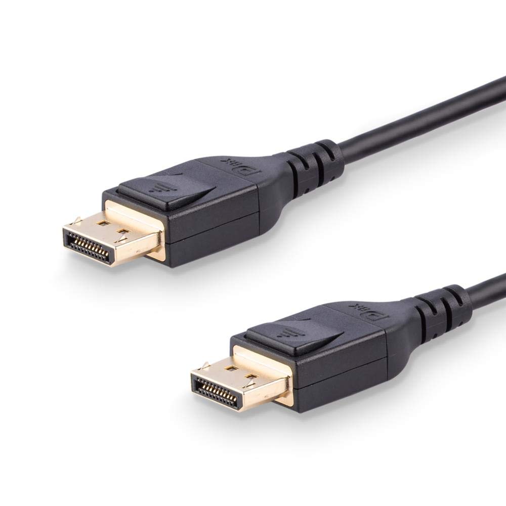 StarTech.com 9.8 ft DisplayPort 1.4 Cable - 8K@60Hz, HDR, HBR3, VESA Certified, Slim DP Video Monitor Cable w/Gold-Plated Connectors (DP14MM3M), 9.8 ft / 3 m