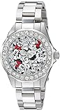 Invicta Women's Disney Limited Edition Analog-Quartz Watch with Stainless-Steel Strap, Silver, 18 (Model: 22872)