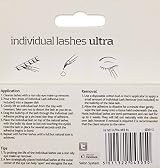 Salon System Individual Bulb Free Ultra Black Medium Flare Lashes view 3