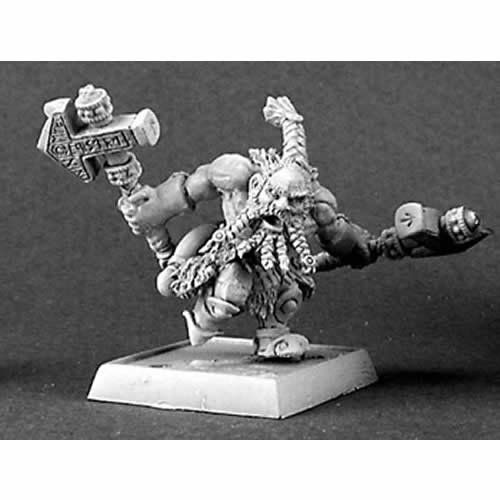 Reaper Miniatures Logan, Dwarf Warlord #14303 Dwarves Unpainted RPG Mini Figure