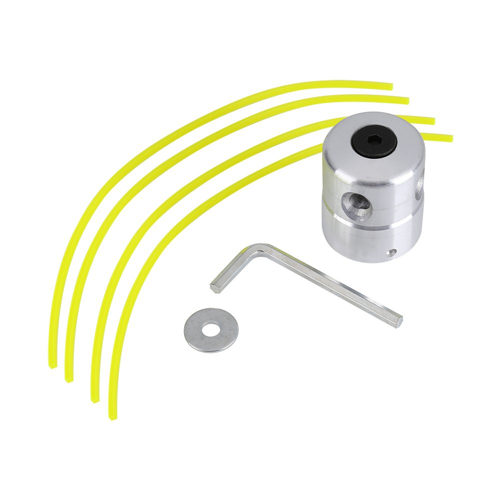 Trimmer Head Universal Aluminium Trimmer Head with Strimmer Line Set Grass Cutter Accessories