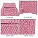 SCIROKKO Turtleneck Small Dog Sweaters - Classic Cable Knitwear Winter Coat for Small Medium Dogs Male Female Puppy Dog Cold Weather Clothes Girls Boys, Light Pink, S