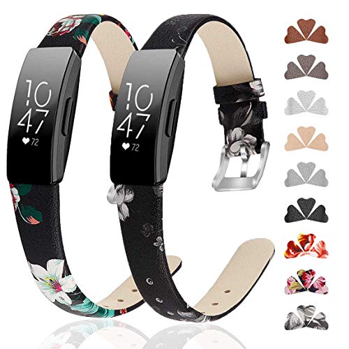 GVFM Band Compatible with Fitbit Inspire Bands/Inspire HR Band, Genuine Leather Slim Soft Strap Wris GVFM Band Compatible with Fitbit Inspire Bands/Inspire HR Band, Genuine Leather Slim Soft Strap Wris