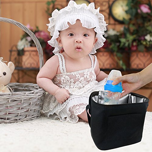 Baby Bottle Bags for Travel, Homga Breastmilk Insulated Storage Bag with Air Tight Lock in The Cold & Preserve Important Nutrients, Milk Baby Bottle Cooler Bag Fits up to 8Oz. Bottles - Thumbnail 6